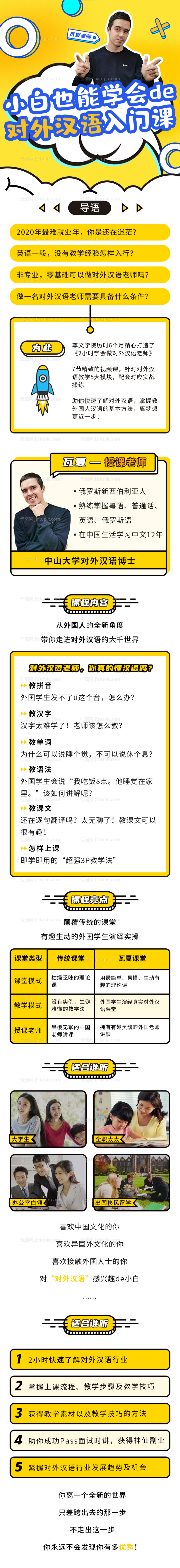 小白也能学对外汉语入门课课程专题页-源文件