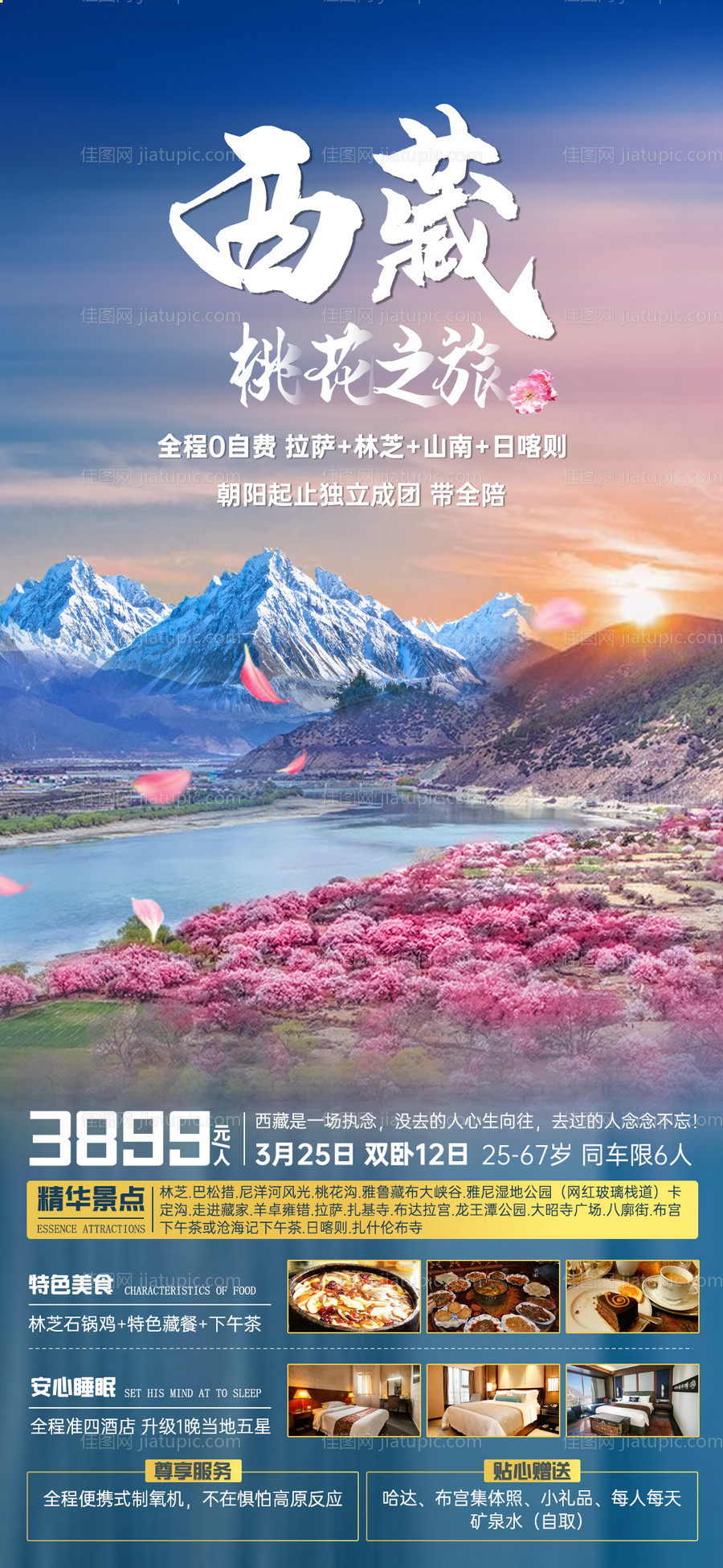 西藏桃花节海报-源文件