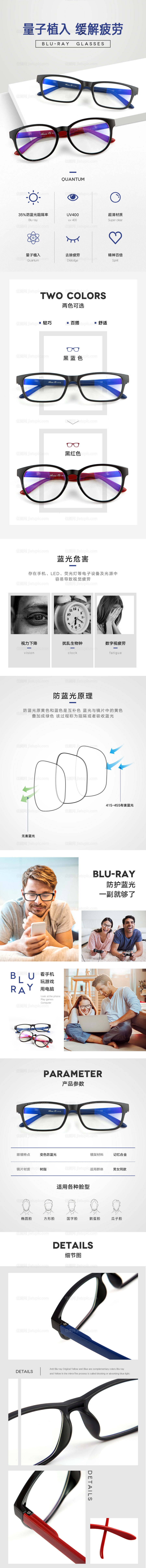 眼镜电商详情页-源文件